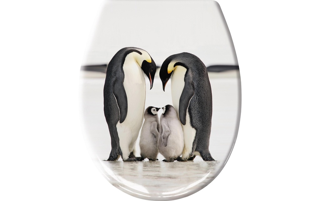 Kleine Wolke Siège de toilette Jacksons Pinguin Noir/Blanc