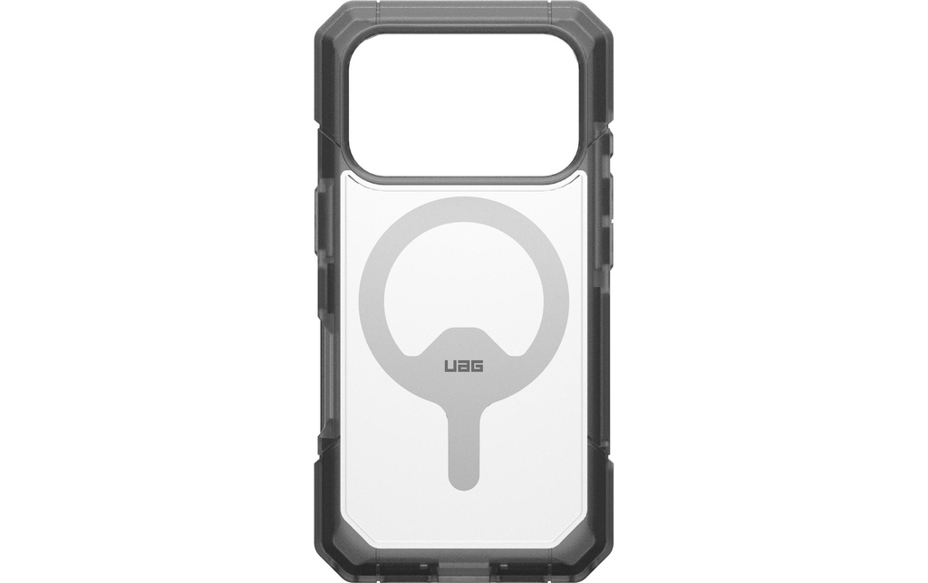 UAG Coque arrière Trooper MS Pro iPhone 17 Pro Ash/Transparent