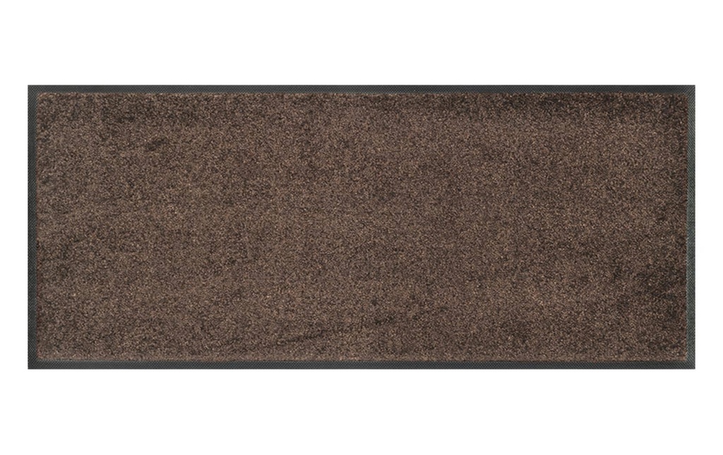 wash+dry Tapis de sol Taille des chaussures, 35 x 75 cm Brun marron