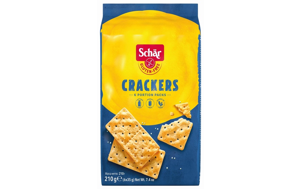 Dr.Schär Apéritif Crackers sans gluten 210 g