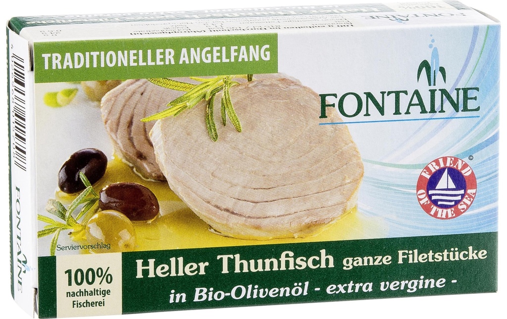Fontaine Conserves Thon clair à l'huile d'olive 120 g
