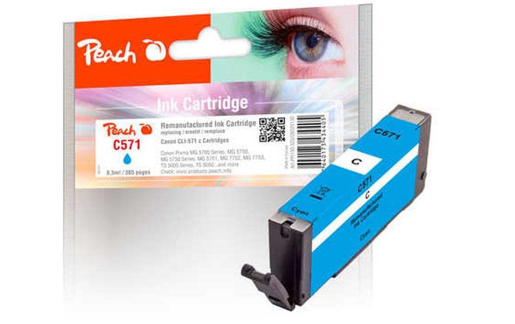 Peach Encre Canon PGI-571C Cyan