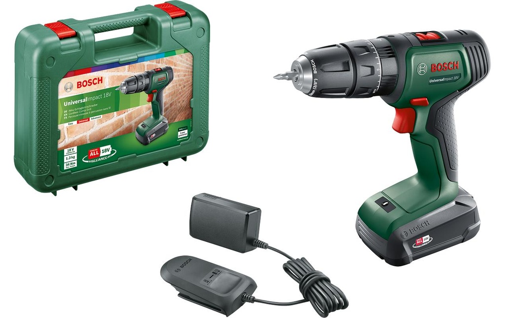 Bosch Perceuses à percussion sans fil UniversalImpact 18 V Kit