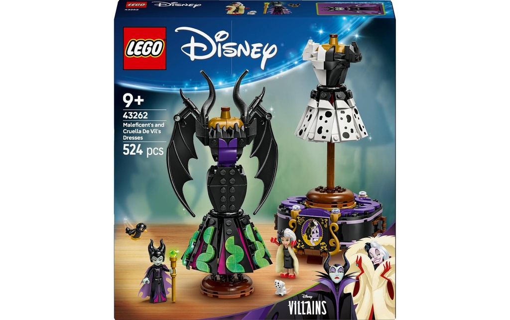 LEGO® Disney Kleider von Malefiz / Cruella de Vil 43262