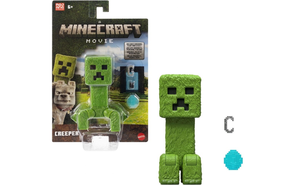 Mattel Figurine et accessoires Minecraft Creeper 10 cm
