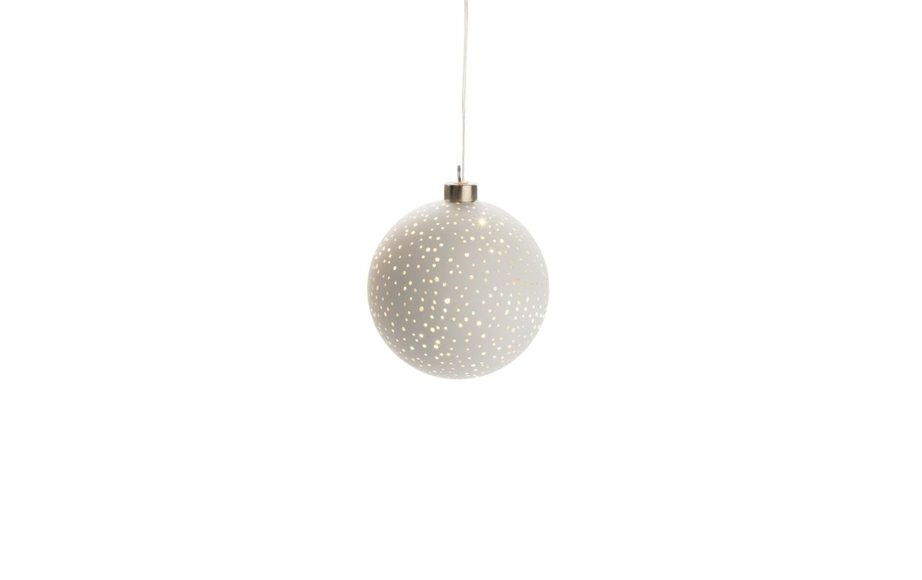 STT Accrocheur Glamour Ball M, Ø 12 cm, Blanc