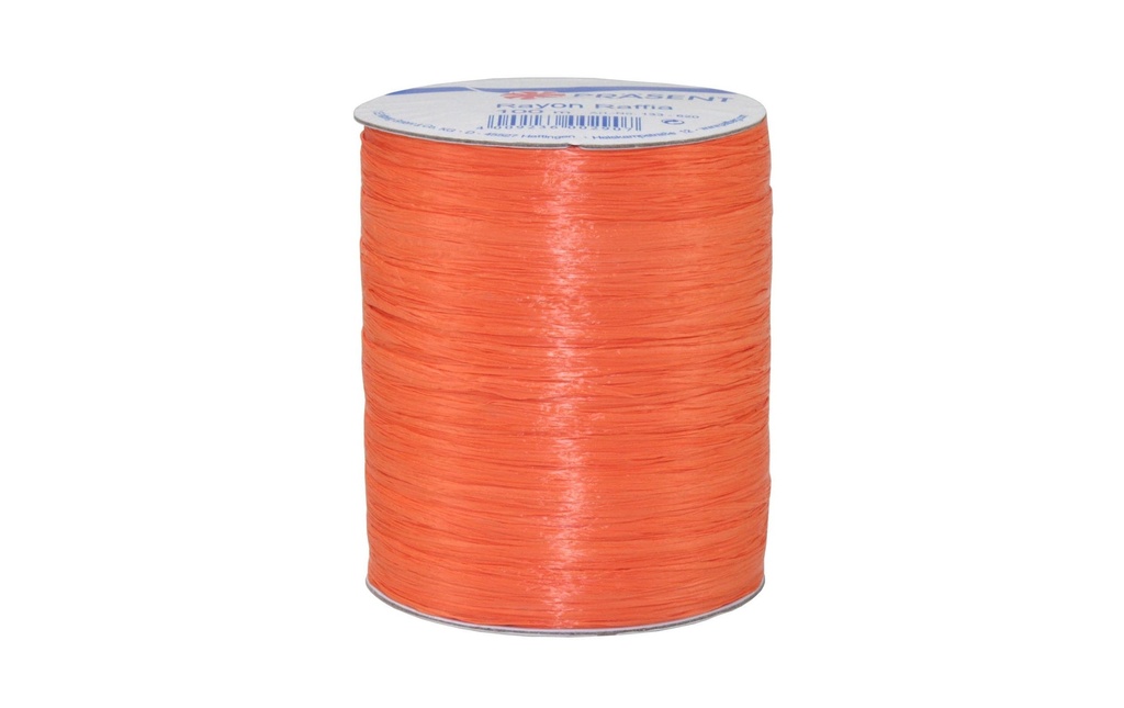 Pattberg Ruban cadeau Raffia Rayon 100 m, Mandarine