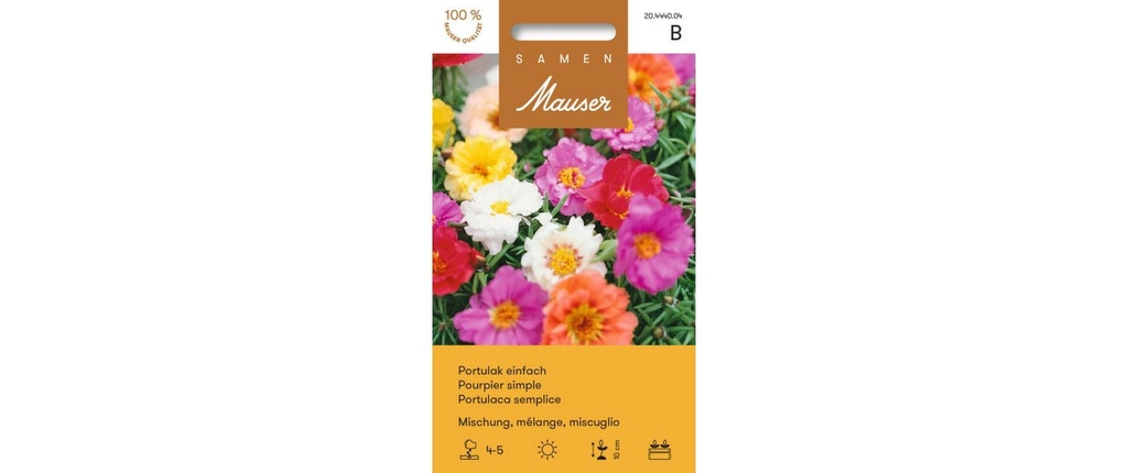 Samen Mauser Semence Mélange pourpier simple