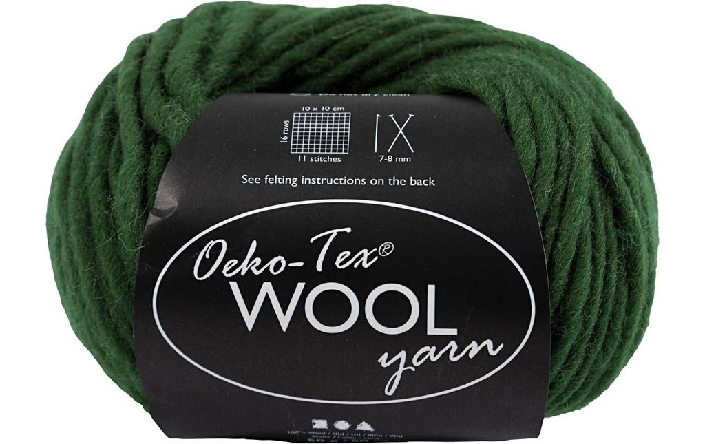 Creativ Company Laine Oeko-Tex 50 g, Vert