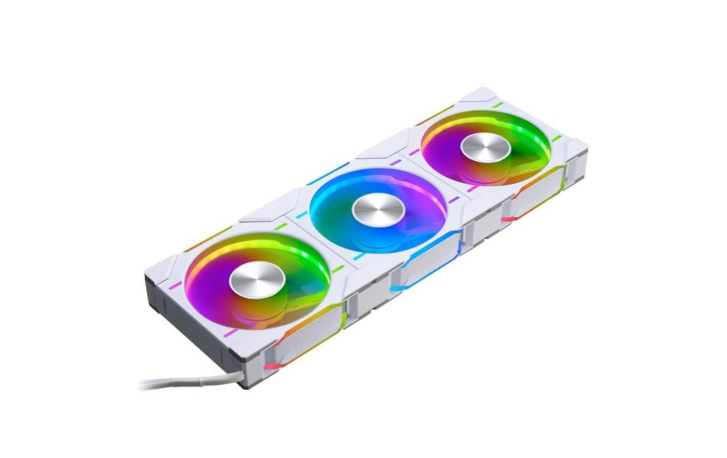 Phanteks Ventilateur PC D30-120 D-RGB PWM Regular Blanc