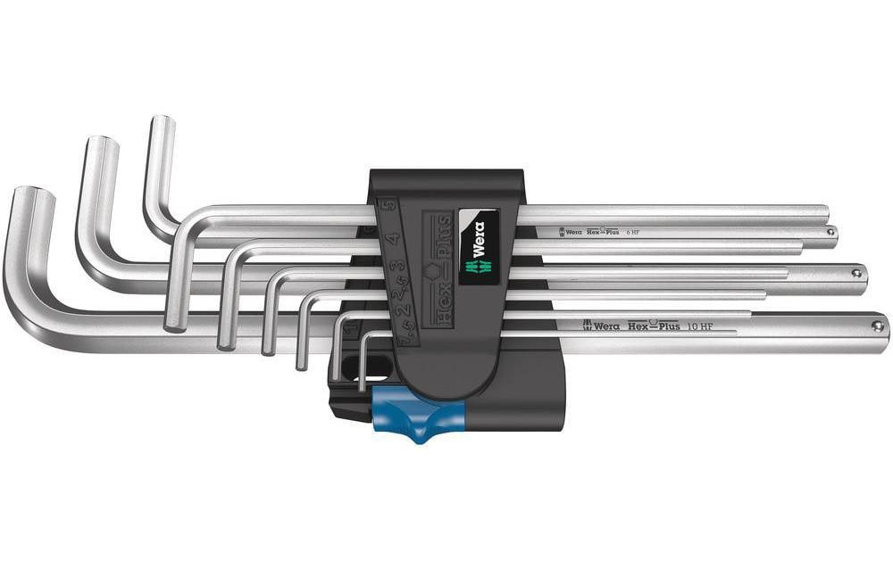 Wera Jeux de clés coudées 950/9 L Hex-Plus HF1 Six pans creux