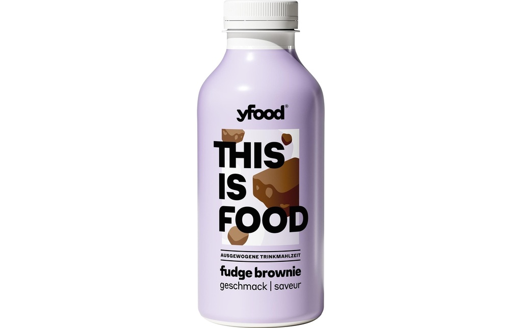 YFOOD Repas à boire Fudge Brownie 500 ml