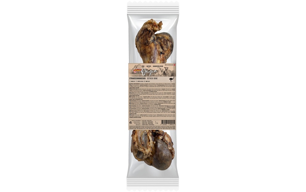 DeliBest Produit à mâcher  Origine Os d'autruche 1 pièce
