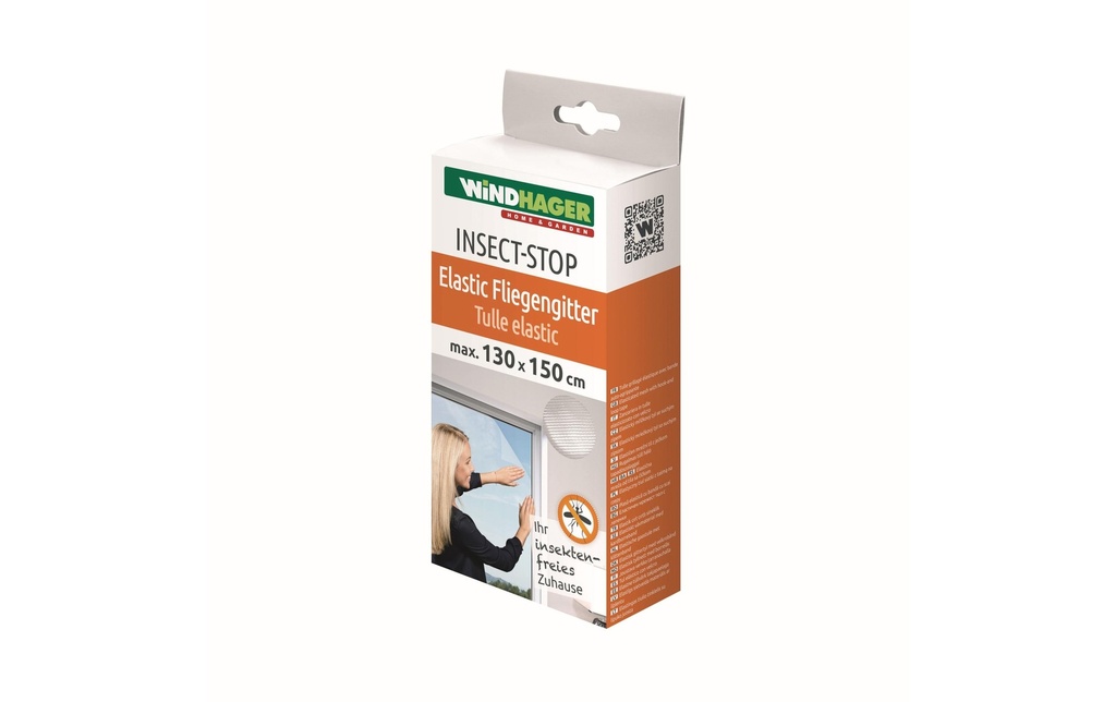 Windhager Moustiquaire Elastic 130 x 150 cm Blanc