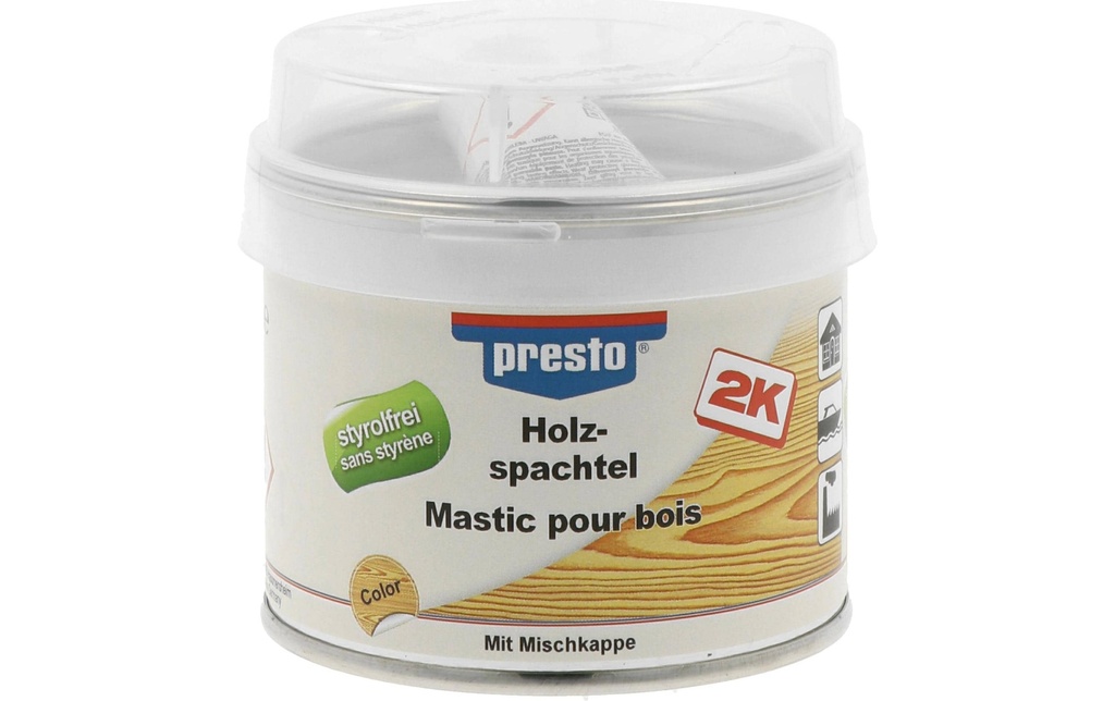 Presto Mastic à bois sans styrène 250 g