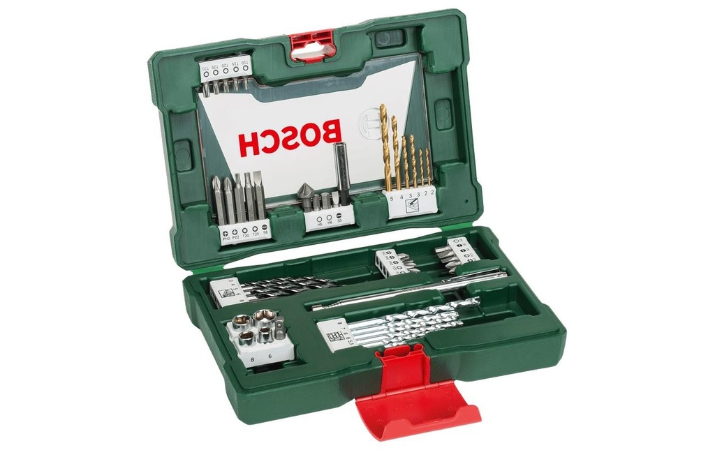 Bosch Jeu de forets et d'embouts V-Line TiN, 48 Pièce/s pièce(s)