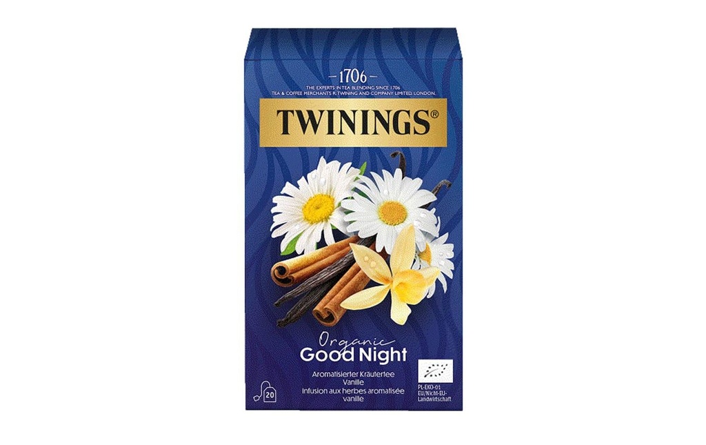 Twinings Sachet de thé Bonne nuit bio 20 Pièce/s