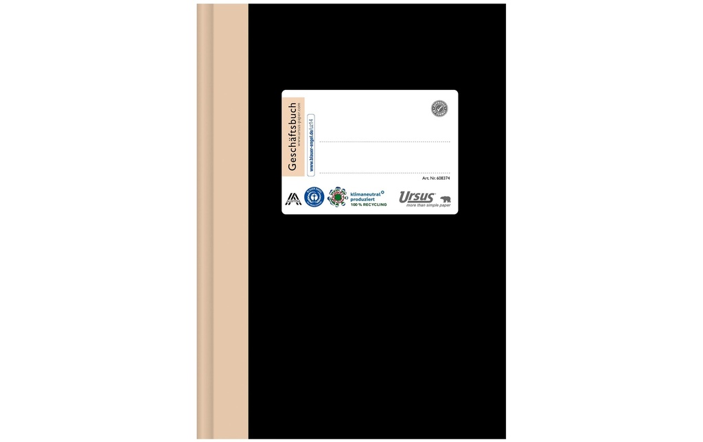 Ursusgreen Bloc-notes Livre de comptes A5, ligné