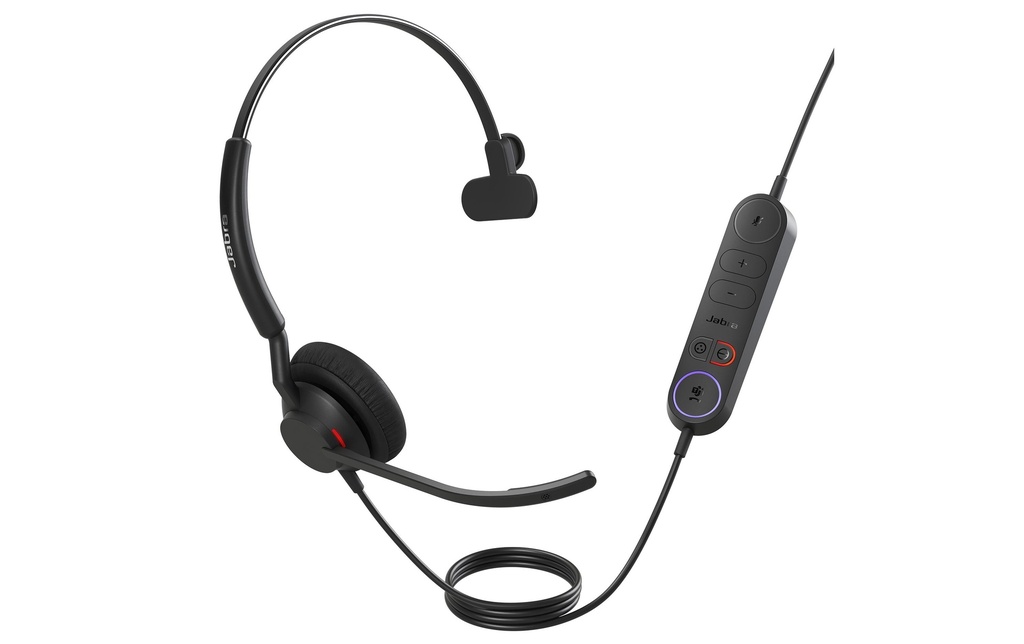Jabra Casque avec micro Engage 40 Mono Inline Link MS USB C/A