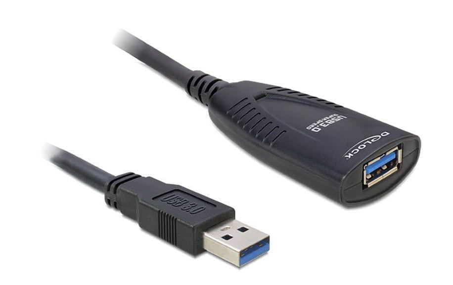 Delock Câble de prolongation USB 3.0 USB-A - USB-A/Spécial 5 m