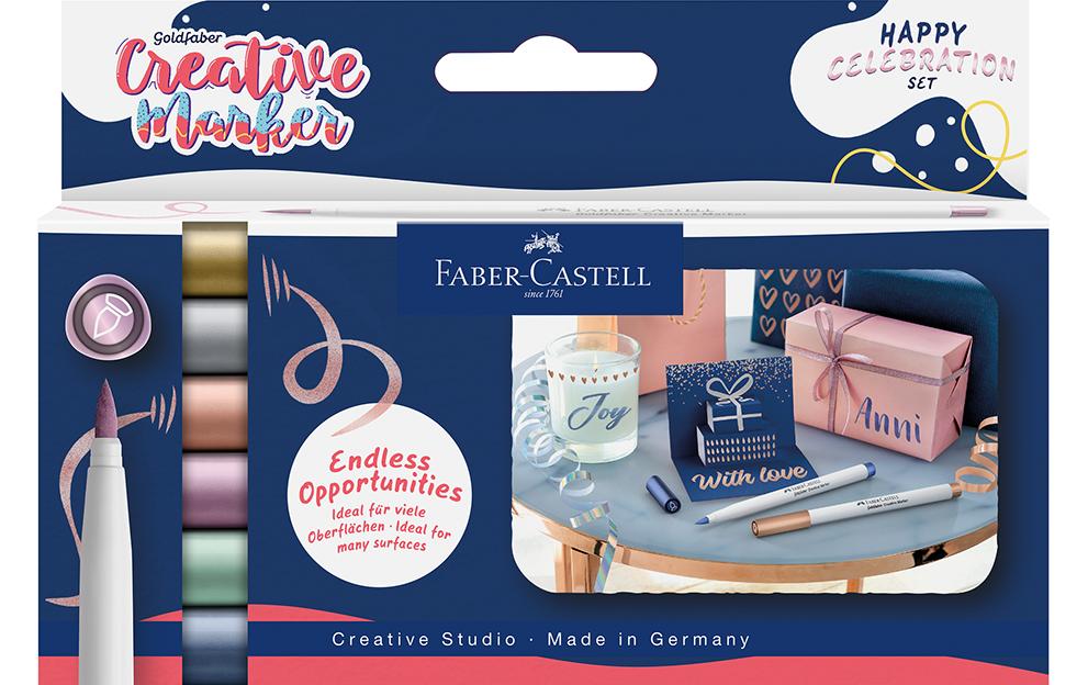 Faber-Castell Marqueur Creative Gofa Brush Étui de 6