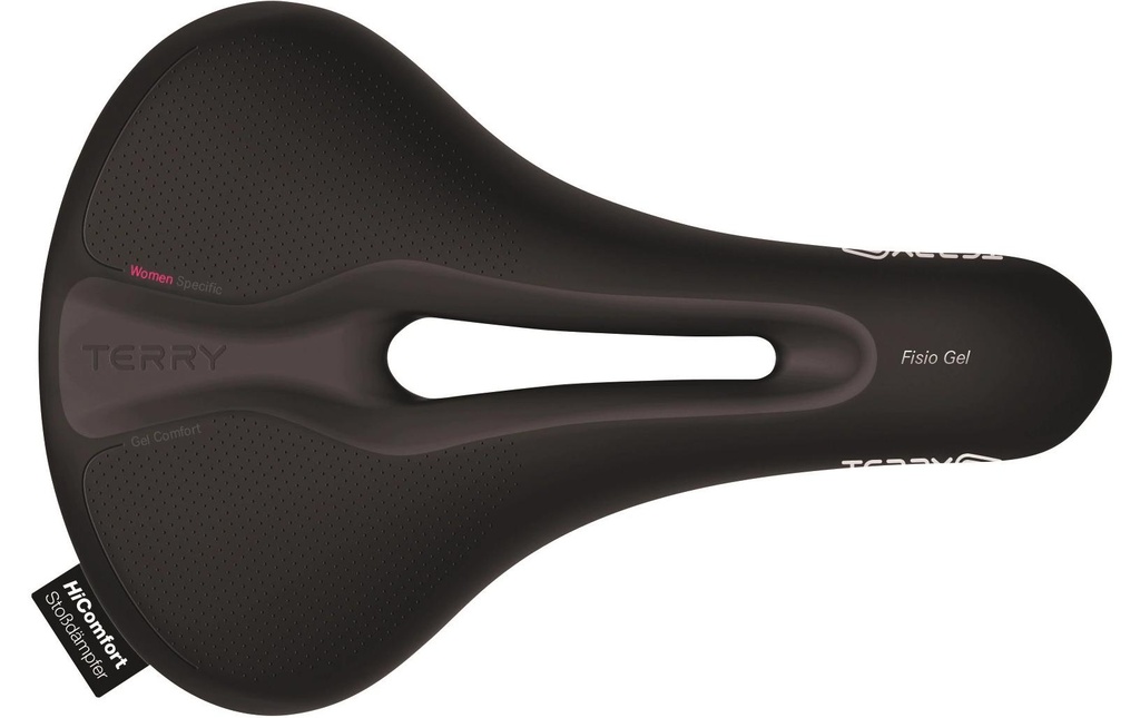Terry Selle de vélo Fisio Flex Gel Lady Black