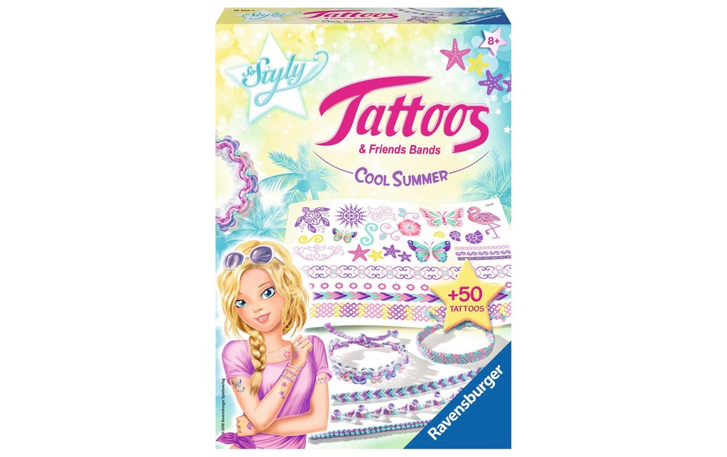 Ravensburger Kits de bricolage Tatouages FB-Cool été