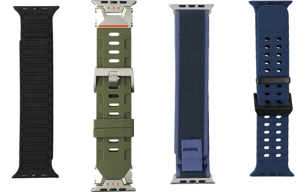 4smarts Watchband Set 4er Alpha pour Apple Watches (42 - 49 mm)