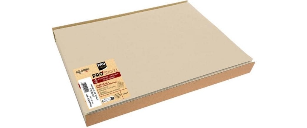 PRO nappe Set de table 100 pièces 30 cm x 40 cm, Brun clair