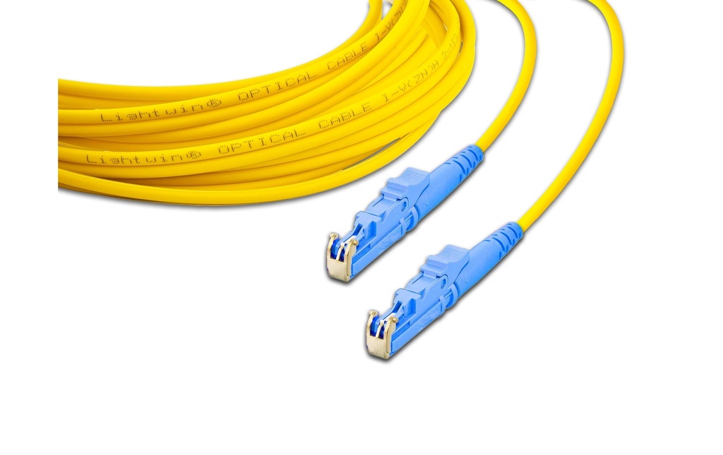 Lightwin Câble patch à fibre optique Singlemode, LSH – LSH, OS2, Simplex, 2 m