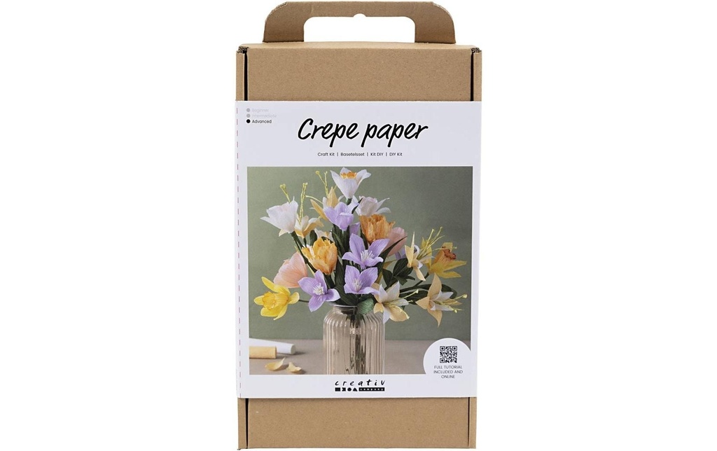 Creativ Company Kits de bricolage Papier crêpe Bouquet de Pâques, de printemps