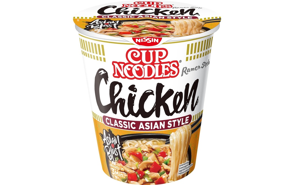 Nissin Food Gobelet Cup Noodles Tasty Chicken 63 g