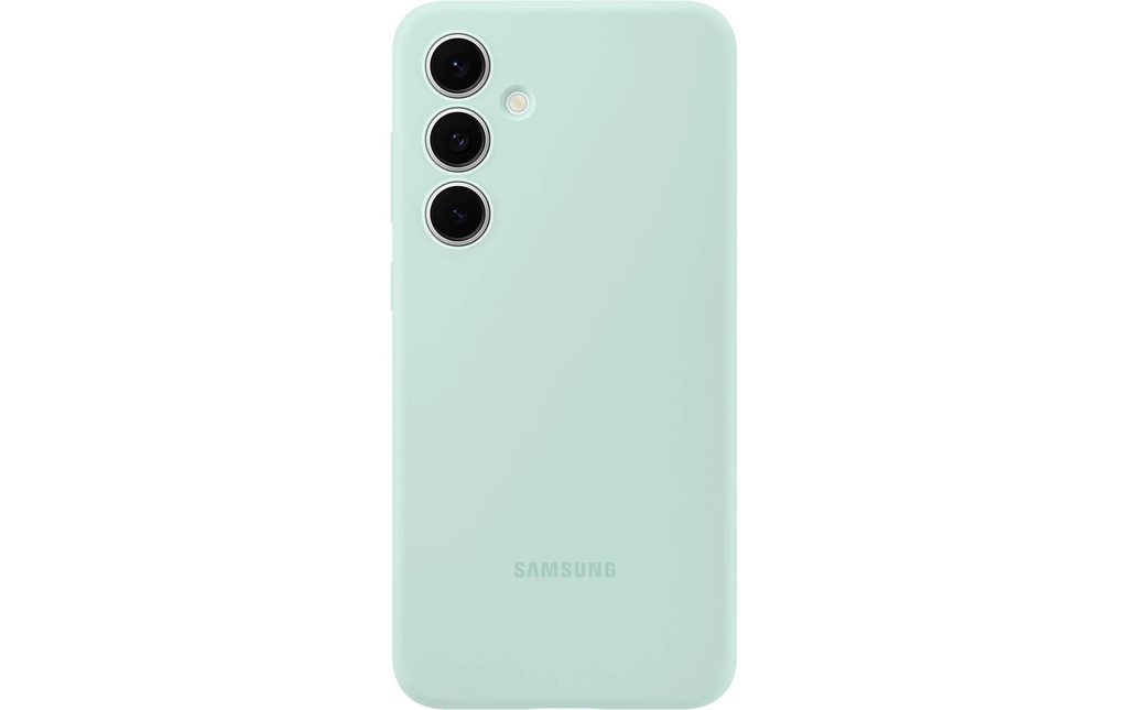 Samsung Coque arrière Silicone Case Galaxy S24 FE Menthe