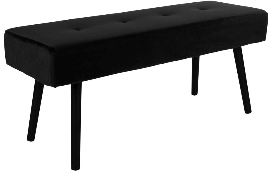 House Nordic Banc Skiby 100 x 44 cm, Noir