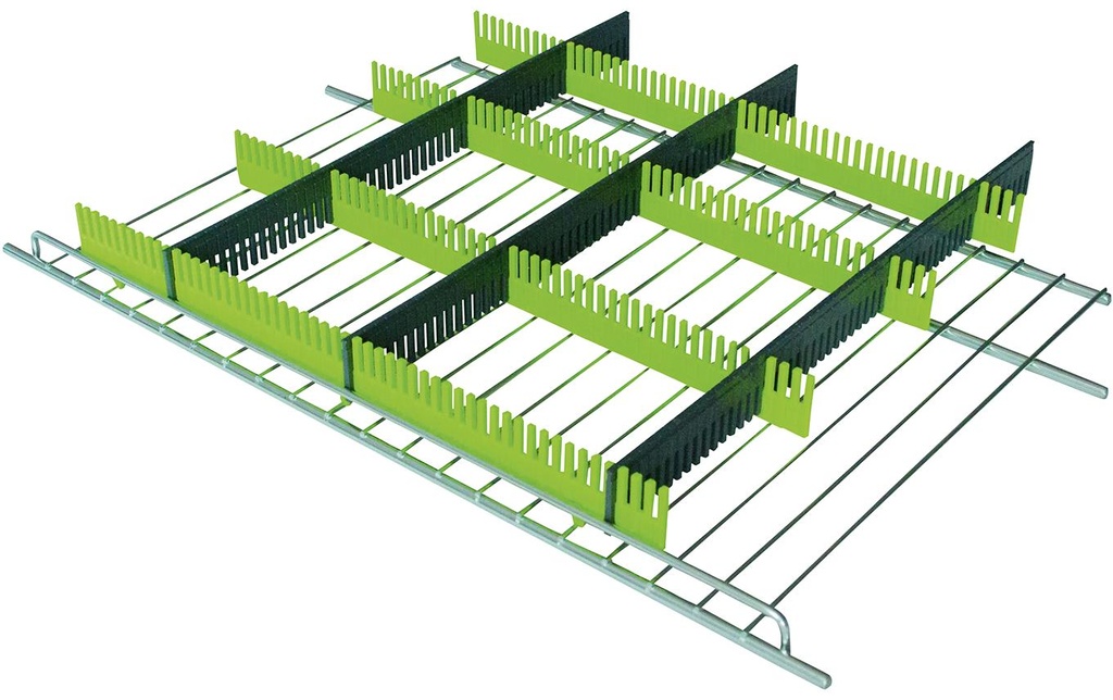 purvario Barres de rangement pour réfrigérateurs 8 pièces, Pure lemon