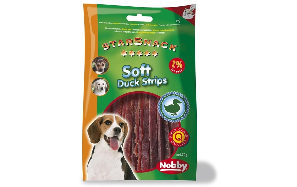 Nobby Friandise StarSnack Soft Duck Strips, 70 g