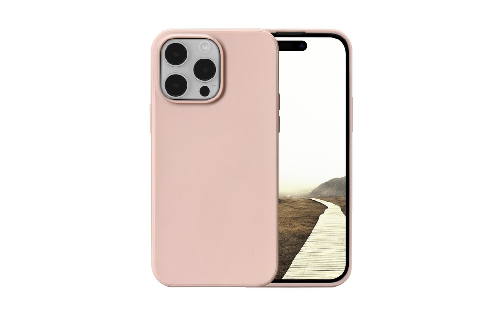 dbramante1928 Coque arrière Greenland iPhone 15 Pro Max Pink Sand