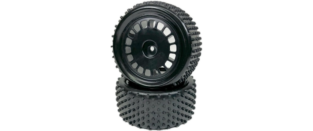 Absima 1:10 Jeu de roues de buggy Mini Pin arrière noir (2)