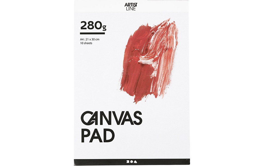 Creativ Company Bloc à dessin Canvas 10 feuilles