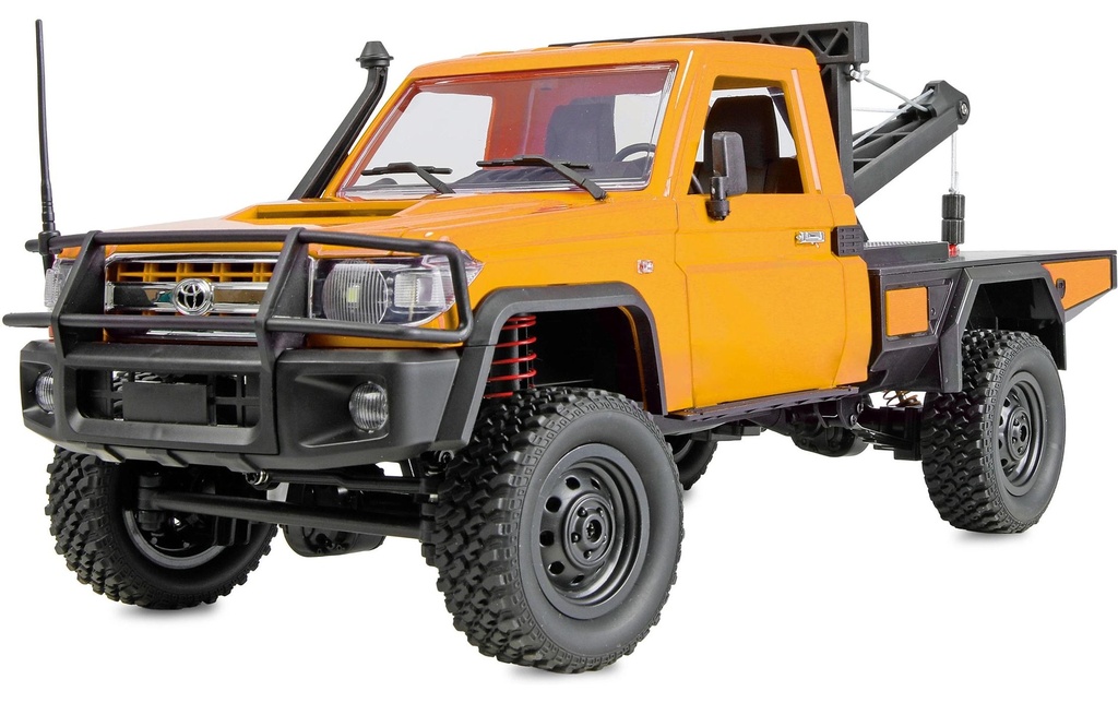 Amewi Toyota Land Cruiser dépanneuse 1:12 RTR Jaune