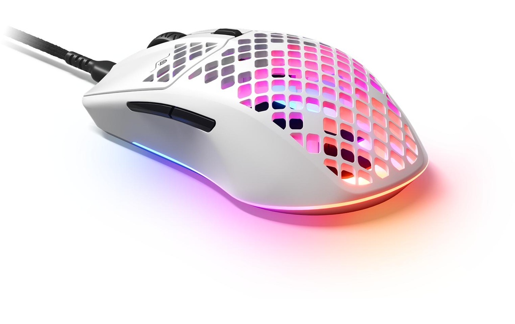 SteelSeries Souris de gaming Aerox 3 Blanc