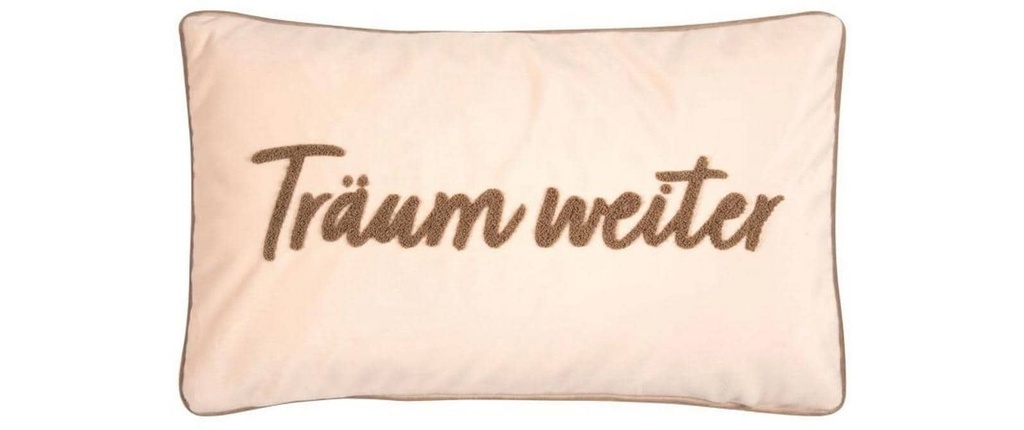 pad Housse de coussin Letters 30 x 50 cm, Beige