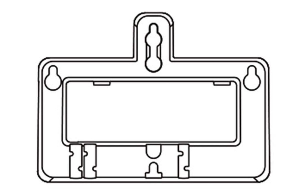Yealink Supports mural pour téléphone pour T52S/T53/T53W/T54W/T54S