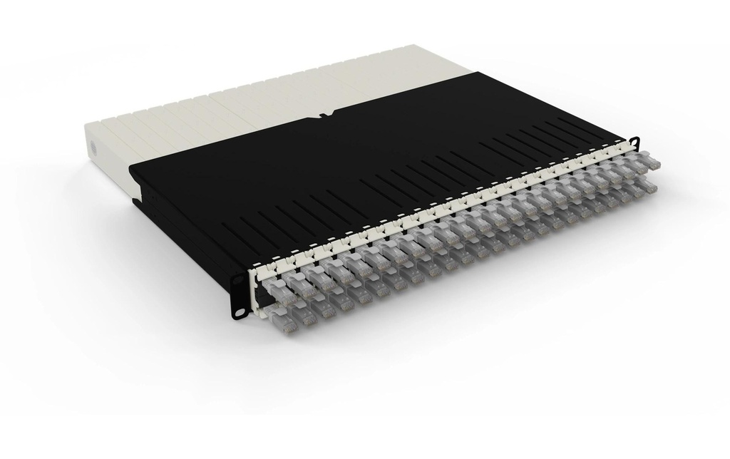 Patchbox patchbox.one / 8RU / Cat 6A, UTP, 0.8 m, Gris