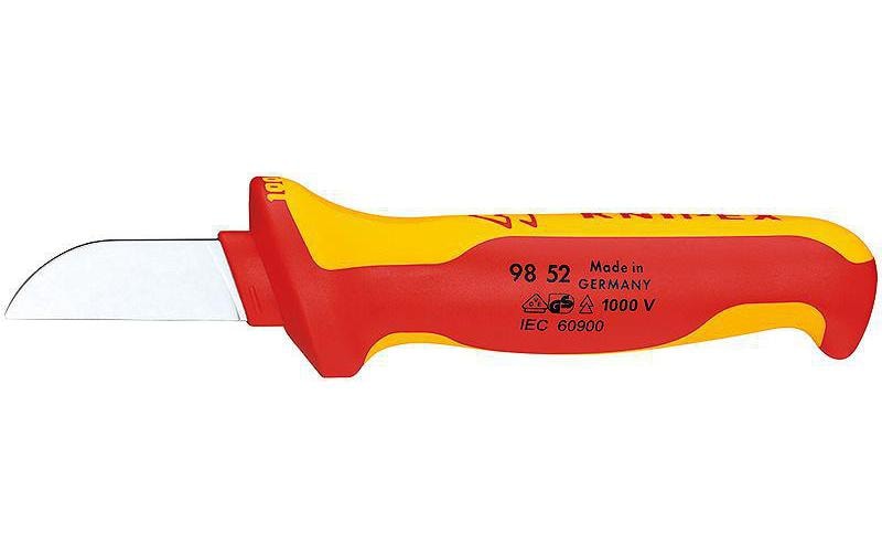 Knipex Couteau pour câble 190 mm sans capuchon de protection