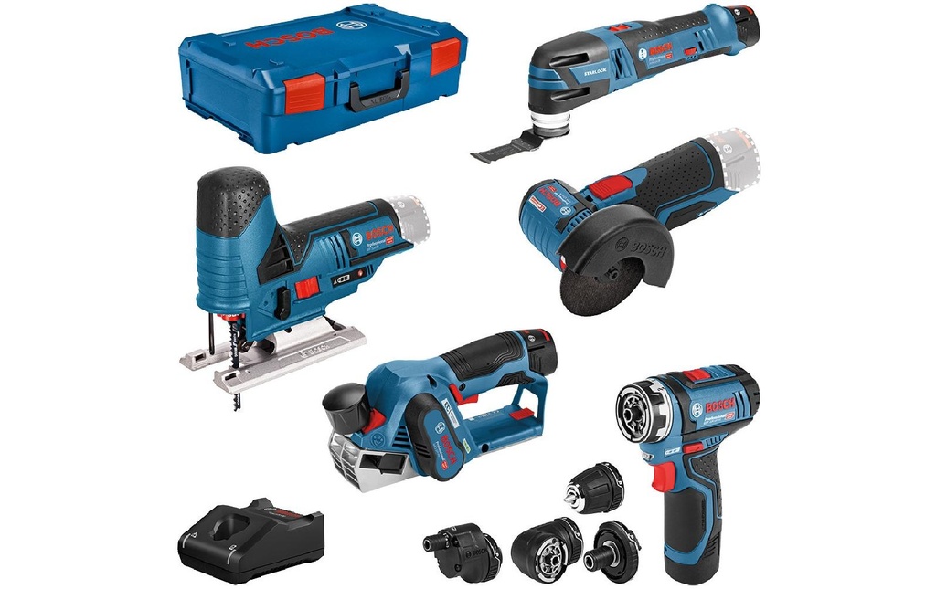 Bosch Professional Set di utensili per batteria 12 V Combo Kit