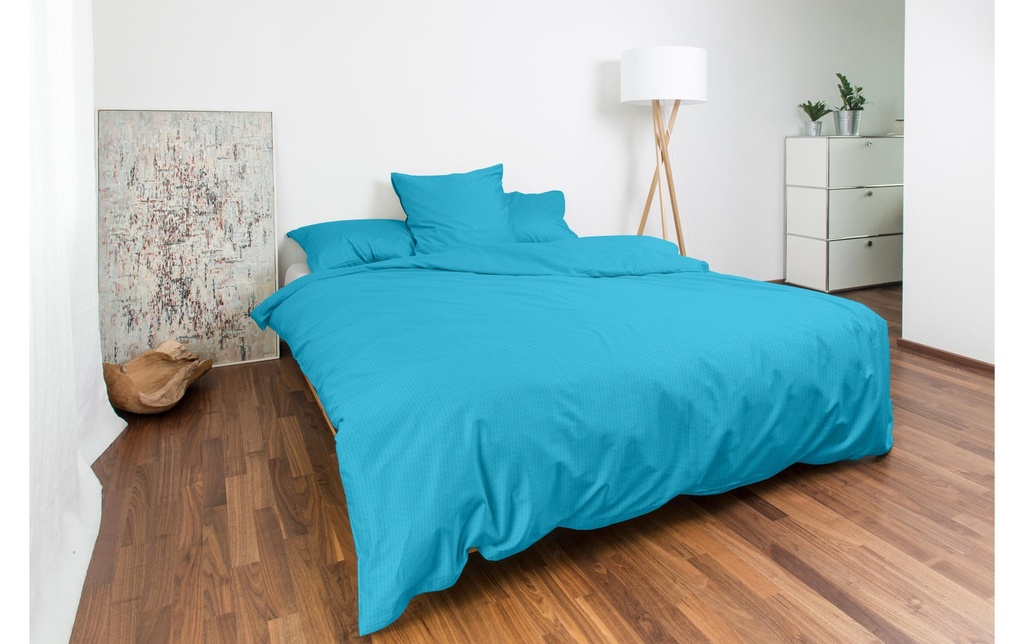 Night Fashion Taie d’oreiller Edi 65 x 100 cm, Turquoise