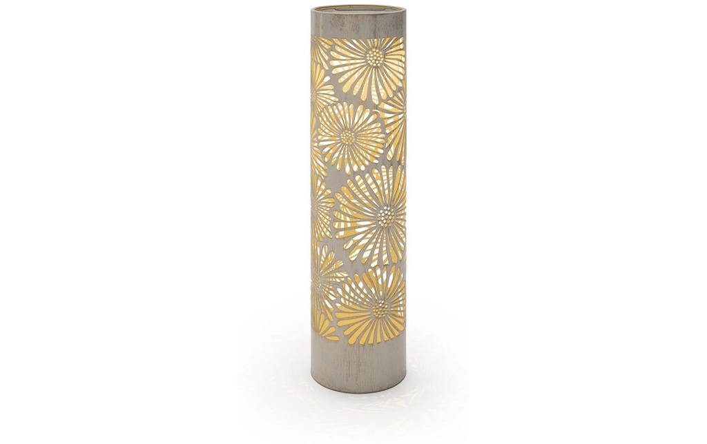 STT Lanterne Antic Pillar Blossom Blanc, 38 cm