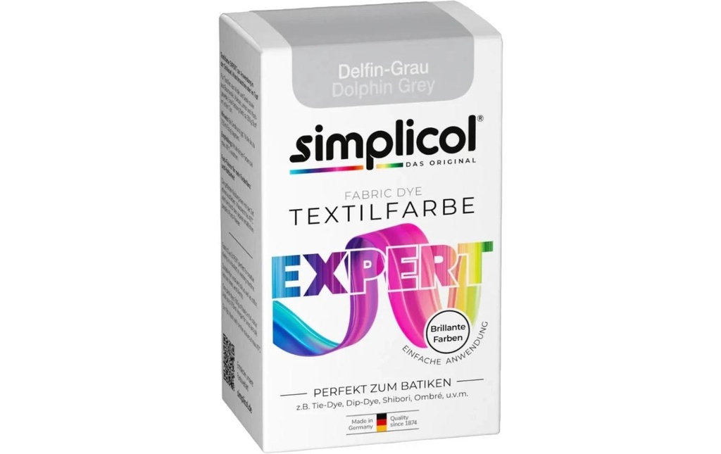 Simplicol Peinture pour textile Expert Gris dauphin, 150 g