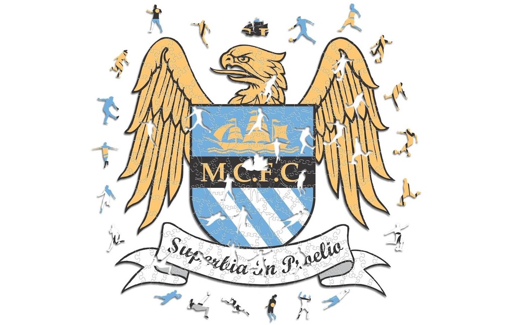 Iconic Puzzle Man City FC – Logo rétro